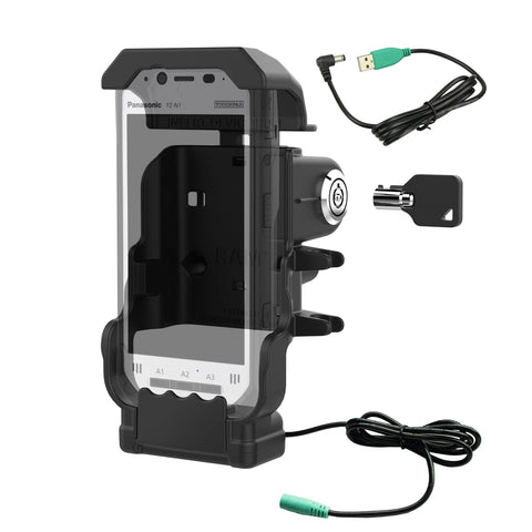 RAM® Powered Key-Locking Cradle for Panasonic Toughbook FZ-N1 & FZ-F1 (RAM-HOL-PAN11PKLU)