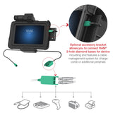 GDS® Combo Locking Power + Dual USB Dock for Zebra ET5x 8.3" & 8.4" (RAM-HOL-ZE10PD2CLU)