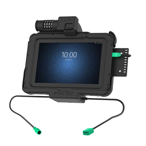 GDS® Combo Locking Power + Data Dock for Zebra ET5x 8.3" & 8.4" Series (RAM-HOL-ZE10PDCLU)