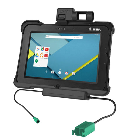 GDS® Power + Dual USB Dock for Zebra XSLATE L10 (RAM-HOL-ZE15PD2U)