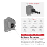 RAM® Power + Dual USB Dock for Zebra ET8x 2-in-1 Tablet (RAM-HOL-ZE22PD2U)