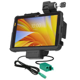 Locking RAM® Tough-Dock™ Power + Dual USB for Zebra ET4x 10" Tablet (RAM-HOL-ZE21PD2KLU)