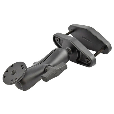 RAM 4" Square Post Clamp Mount with Round AMPS Plate - C Size (RAM-101U-247-4)