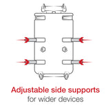 RAM® Quick-Grip™ XL Phone Mount with Vibe-Safe™ & U-Bolt Base - Short (RAM-B-149Z-A-PD4-462)