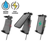 RAM® Quick-Grip™ 15W Waterproof Wireless Charging Handlebar Mount (RAM-B-149Z-A-UN14W-V7M-1)