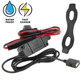 RAM® Quick-Grip™ 15W Waterproof Wireless Charging Handlebar Mount (RAM-B-149Z-A-UN14W-V7M-1)