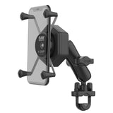 RAM® X-Grip® Large Phone Mount with Vibe-Safe™ & U-Bolt Base - Medium (RAM-B-149Z-UN10-462)