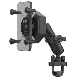 RAM® X-Grip® Phone Mount with Vibe-Safe™ & U-Bolt Base - Medium (RAM-B-149Z-UN7-462)