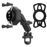 RAM® X-Grip® Phone Mount with Vibe-Safe™ & U-Bolt Base - Medium (RAM-B-149Z-UN7-462)