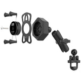 RAM® X-Grip® Phone Mount with Vibe-Safe™ & U-Bolt Base - Medium (RAM-B-149Z-UN7-462)