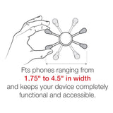 RAM® X-Grip® Large Phone Mount with Low-Profile Small Tough-Claw™ (RAM-HOL-UN10-400-2U)