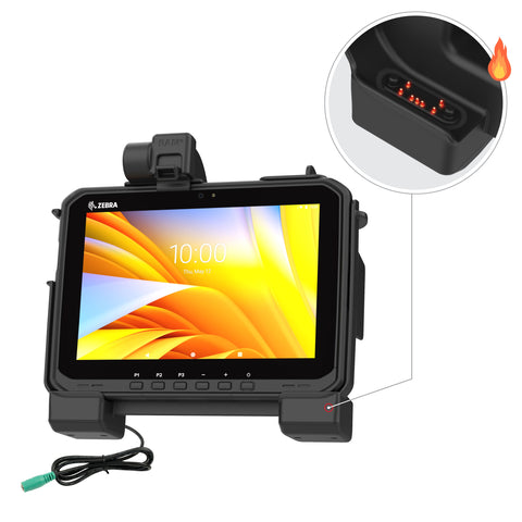 RAM® Powered Dock for Zebra ET6x - Heated Pins (RAM-HOL-ZE25PHU)