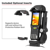 RAM® Locking Powered Dock + Single USB-A for Zebra MC9400 & MC9300 (RAM-HOL-ZE32PDLU)