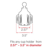 RAM® Stubby™ Cup Holder Mount with Apple MagSafe Adapter (RAP-B-299-4-AP-MAGU)