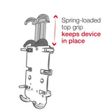 RAM® Quick-Grip™ Phone Mount with RAM® Tough-Strap™ Handlebar Base (RAP-B-460-A-PD3U)