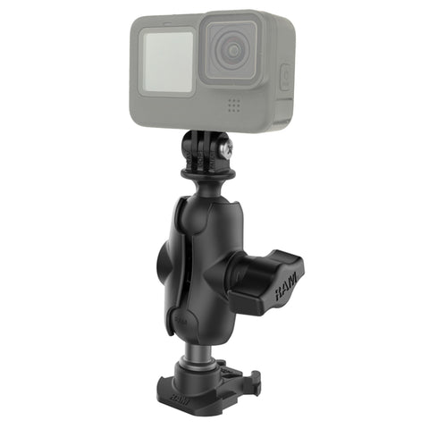 RAM® Ball Adapter for GoPro® Bases with Universal Action Camera Adapter (RAP-B-GOP2-A-GOP1U)