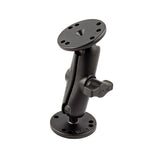 Strike Steel Mounting Bracket + RAM Ball Mount with Round Base