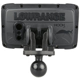 RAM® Ball Adapter for Lowrance Eagle 4 & 5, Hook² & Reveal - C Size (RAM-202-LO12)