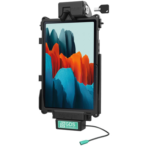 Locking GDS® Tough-Dock™ with USB-C 3.1 for Samsung Tab S7, S9 & S9 FE (RAM-GDS-DOCKL-SAM76CU)