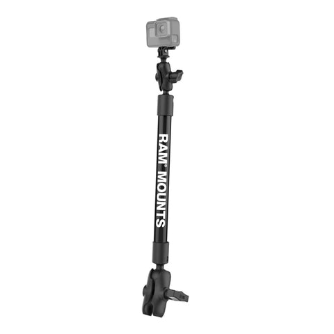 RAM® Tough-Pole™ 21" Socket Arm with Universal Camera Mount (RAP-201-B-12-A-GOP1)
