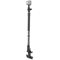 RAM® Tough-Pole™ 24" Camera Mount with Single Pipe & Dual Track Base (RAP-411-18-A-GOP1)