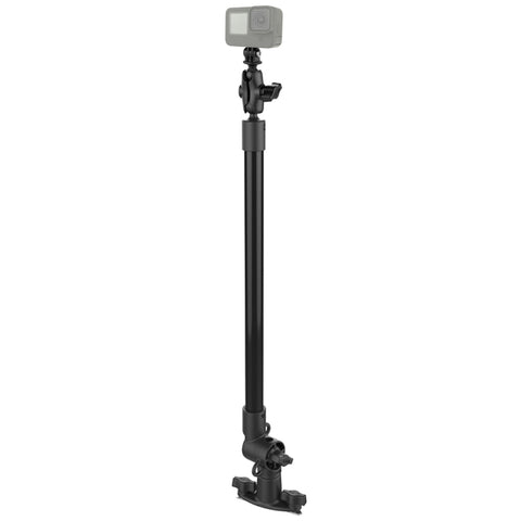 RAM® Tough-Pole™ 24" Action Camera Mount with Single Pipe & Track Base (RAP-422-18-A-GOP1)