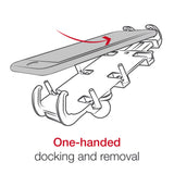 RAM® Quick-Grip™ XL Phone Mount with RAM® Tough-Strap™ Handlebar Base (RAP-B-460-A-PD4U)