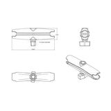 RAM Long Socket Arm for B Size 1" Ball (RAM-B-201U-C) - Image4