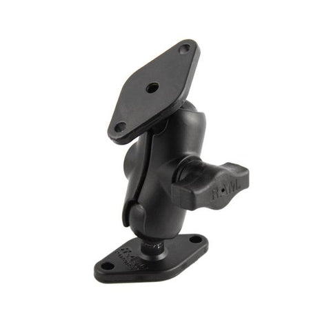 RAM 1" Ball Mount with Short Arm & 2/Diamond Bases (RAM-B-102U-A) - RAM Mounts Philippines