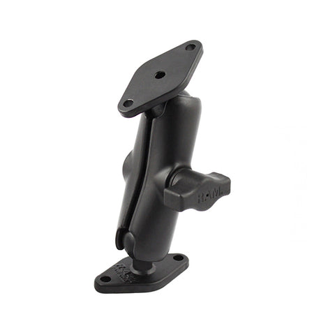 RAM® Double Ball Diamond Plate Mount (RAM-B-102U)-Image 1