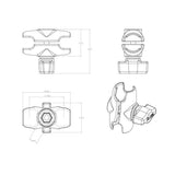 RAM-B-201U-A - RAM Short Socket Arm for B Size - Image3