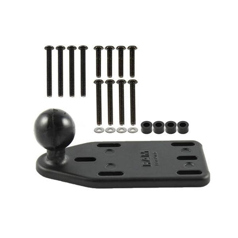 RAM Motorcycle Brake/Clutch Reservoir Cover Base w/ 1" Ball Offset (RAM-B-346U) - Image1