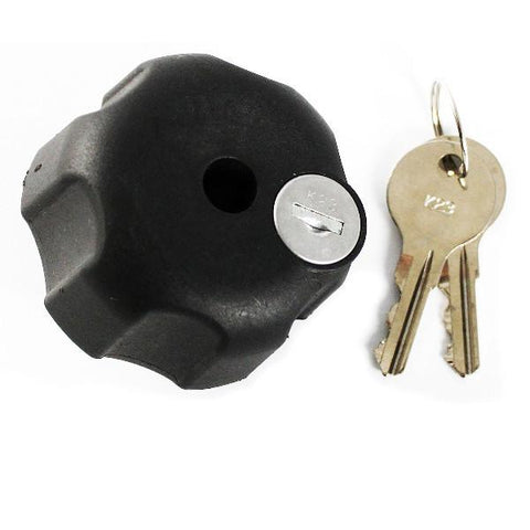 RAM Locking Knob w/ 1/4-20 Brass Hole for B Size Arms (RAM-KNOB3LU) - Image1
