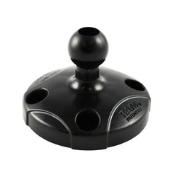 RAP-SB-202U RAM Round Base w/ AMPs Pattern & Snap-Link Ball  - RAM Mounts Philippines - Mounts PH