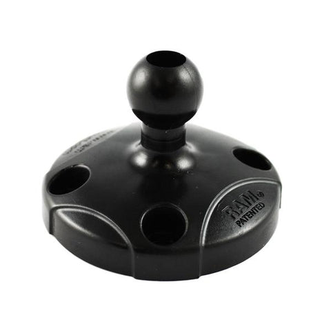 RAP-SB-202U RAM Round Base w/ AMPs Pattern & Snap-Link Ball  - RAM Mounts Philippines - Mounts PH