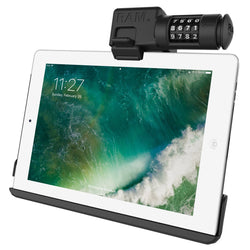 RAM® EZ-Roll'r™ Combo Locking Holder for iPad 6th Gen, Air 2 + More (RAM-HOL-AP15CLU)