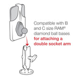 RAM® Form-Fit Cradle for Apple iPhone 12 Pro Max & 13 Pro Max (RAM-HOL-AP35U)