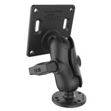 RAM® Double Ball Mount with 75x75mm VESA Plate - C Size Short (RAM-101U-B-2461)