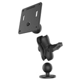 RAM® Double Ball Mount with 75x75mm VESA Plate - C Size Short (RAM-101U-B-2461)