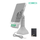 GDS® Uni-Conn™ 7" Pedestal Dock with PoE - Gray (RAM-GDS-DOCK-D11-7-U1E-GRY)