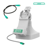 GDS® Uni-Conn™ Tilt & Swivel Dock with USB-C + Data - Gray (RAM-GDS-DOCK-D14-U1C-2A-GRY)