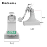 GDS® Uni-Conn™ Tilt & Swivel Dock with USB-C - Gray (RAM-GDS-DOCK-D14-U1C-GRY)