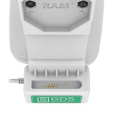 GDS® Uni-Conn™ Tilt & Swivel Dock with PoE + Data - Gray (RAM-GDS-DOCK-D14-U1E-2A-GRY)