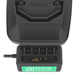 GDS® Uni-Conn™ Tilt & Swivel Dock with PoE + Data (RAM-GDS-DOCK-D14-U1E-2A)