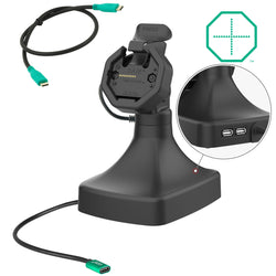 GDS® Uni-Conn™ Powered Tilt & Swivel Dock with USB-C + Data (RAM-GDS-DOCK-D14-U3C-2A)
