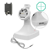 GDS® Uni-Conn™ Powered Tilt & Swivel Dock with PoE + Data - Gray (RAM-GDS-DOCK-D14-U3E-2A-GRY)