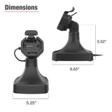 GDS® Uni-Conn™ Powered Tilt & Swivel Dock with PoE + Data (RAM-GDS-DOCK-D14-U3E-2A)