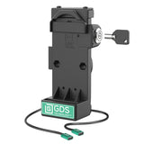 GDS® Uni-Conn™ Locking Spring Loaded Power + Single USB-C Dock (RAM-GDS-DOCKL-V12-U1CP-CU)