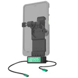 GDS® Uni-Conn™ Left Locking Power + Single USB-C Dock (RAM-GDS-DOCKLL-U1CP-CU)