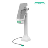 GDS® Uni-Conn™ 14" Locking Pedestal Dock with USB-C - Gray (RAM-GDS-DOCKLR-D11-14-U1C-GRY)